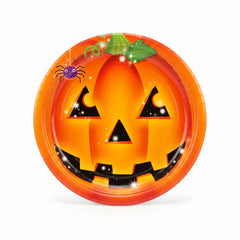 Perfect Pumpkin Halloween Paper Plates - 6.75"