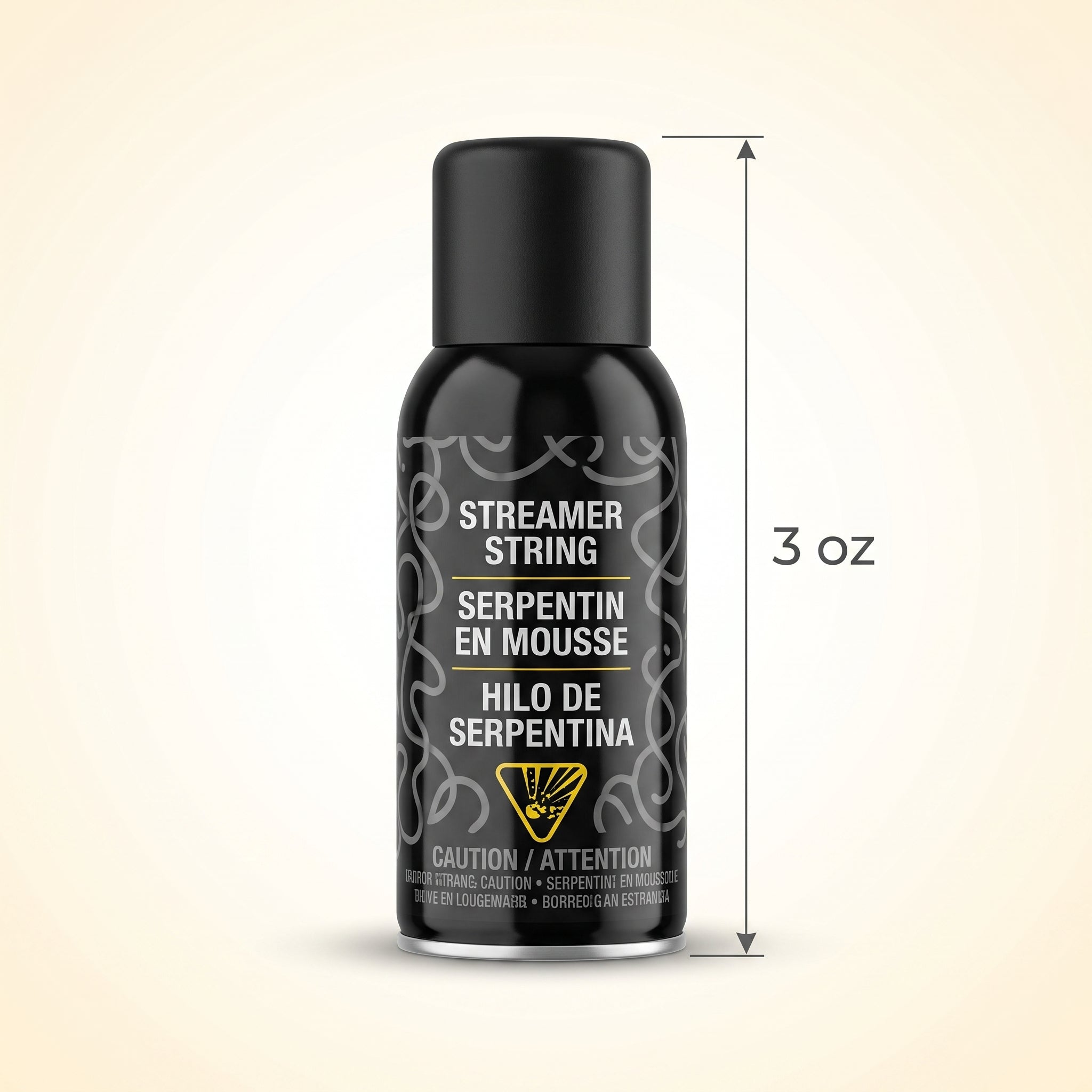 Black Streamer String Spray - 3 oz Party Accessory