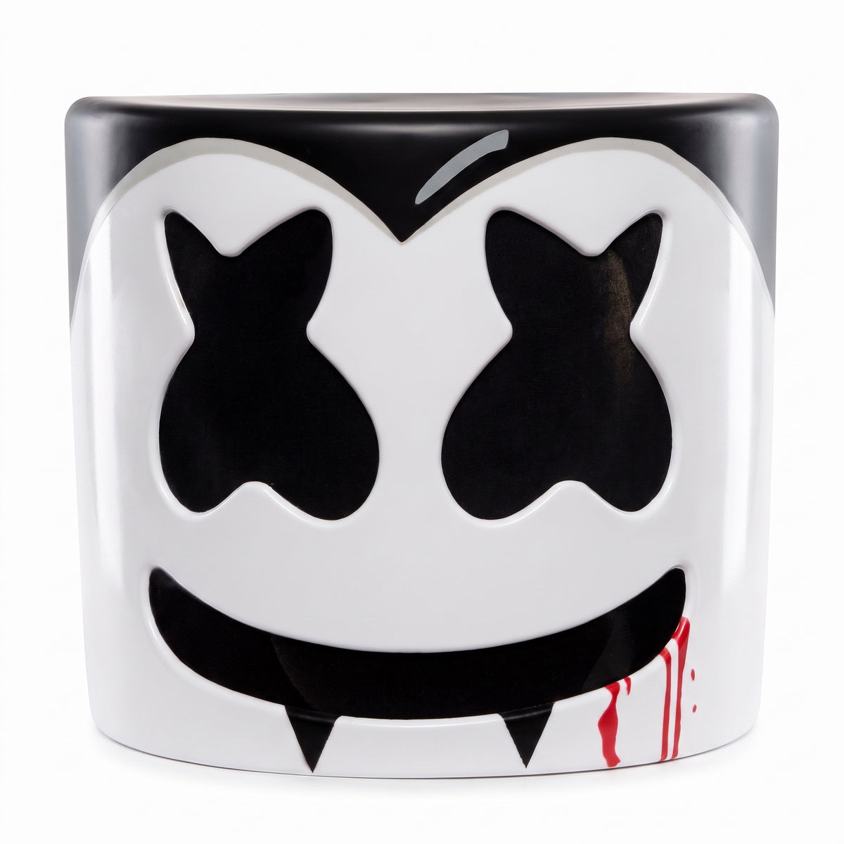 Adult Vampire Marshmello Mask - Perfect for Halloween