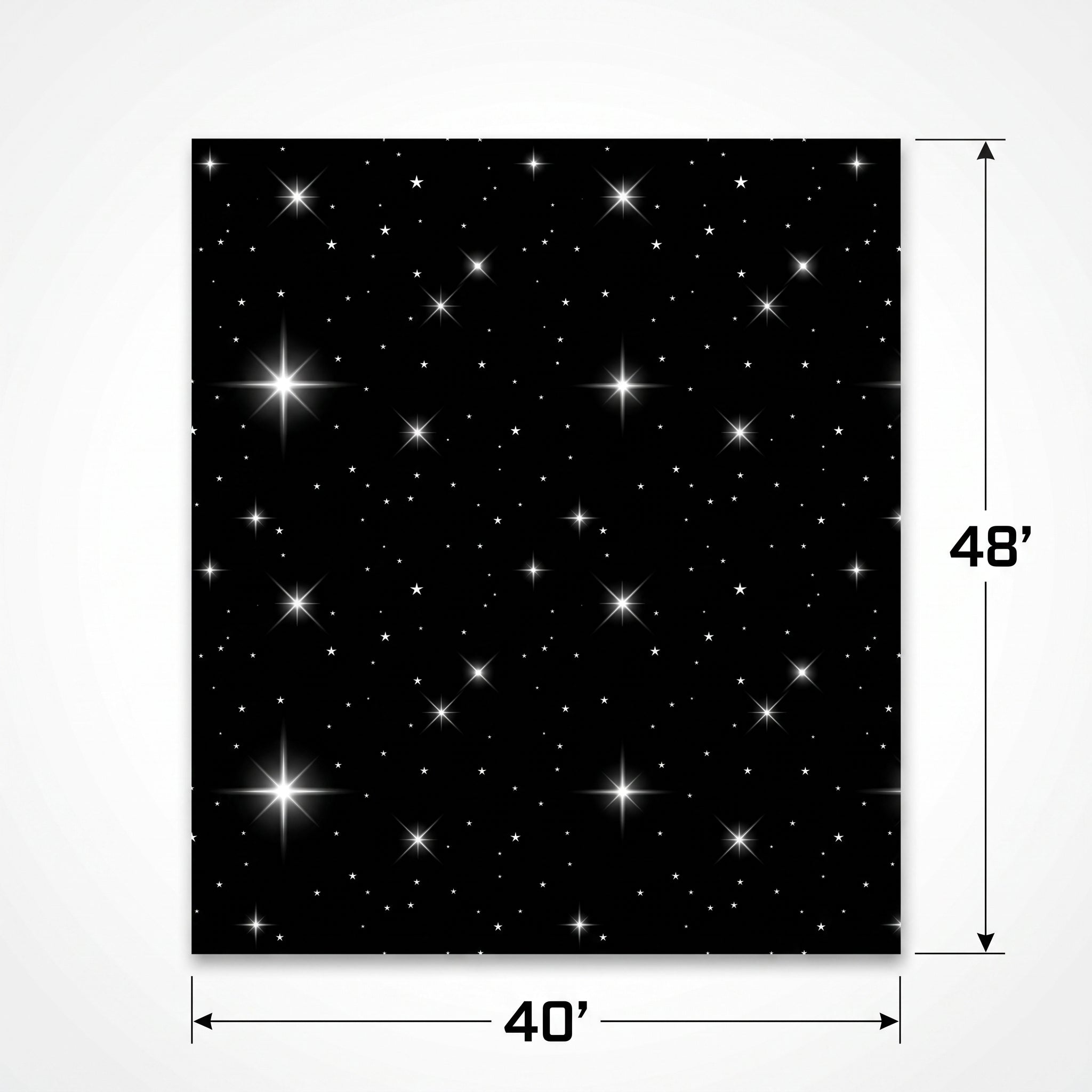 Starry Night Scene Setter Room Roll - 40ft Hollywood Backdrop