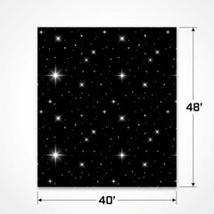 Starry Night Scene Setter Room Roll - 40ft Hollywood Backdrop