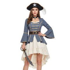Elegant Posh Pirate Women's Halloween Costume - Adult L (10-12)