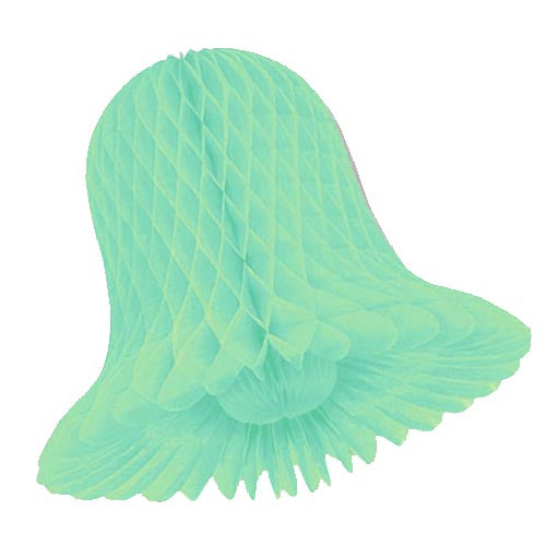 15 In. Mint Honeycomb Tissue Bell