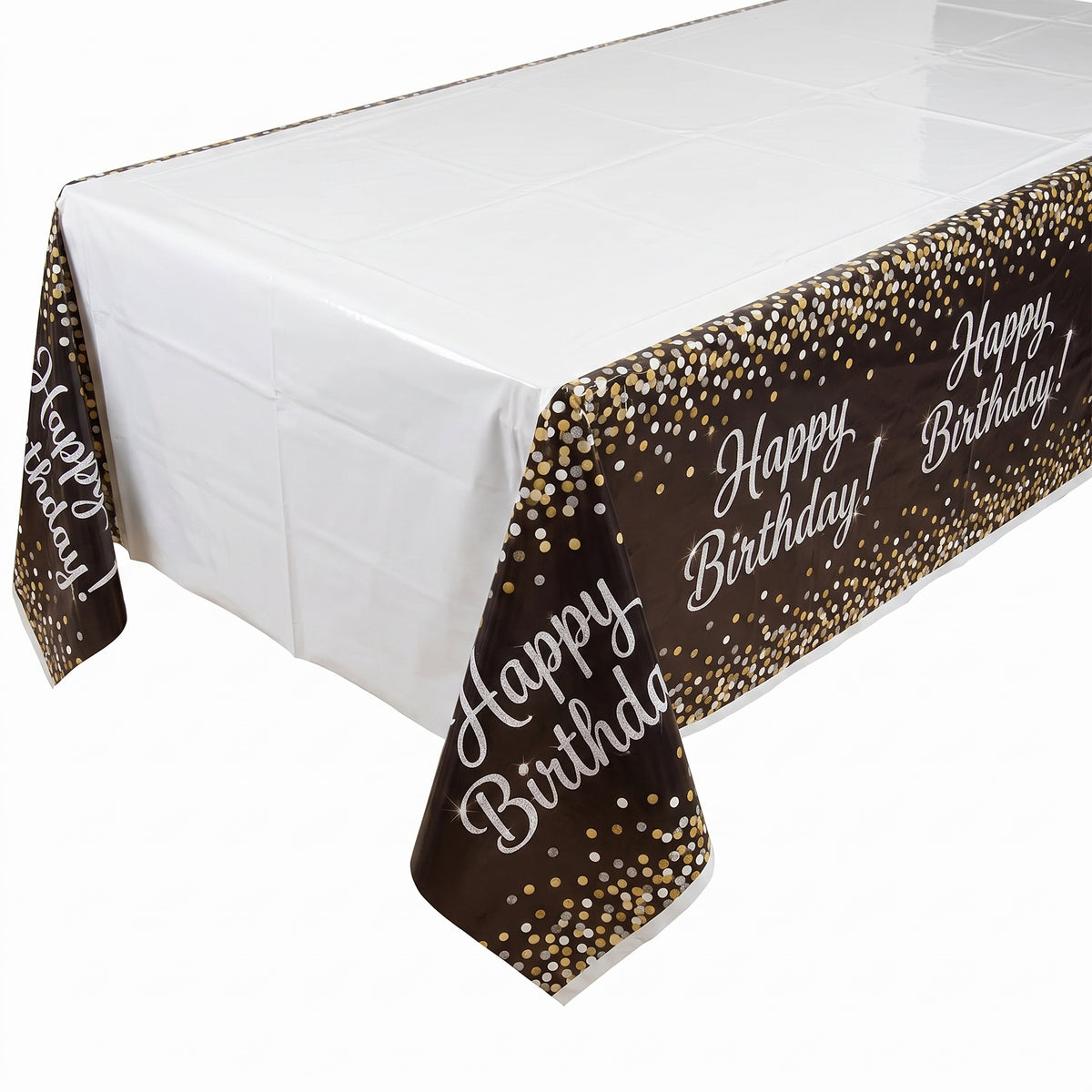 Sparkling Celebration "Happy Birthday" Reusable Table Cover