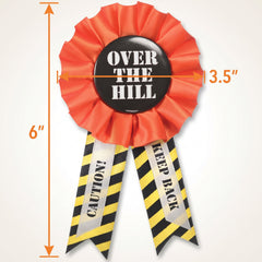 Over-the-Hill Construction Award Ribbon