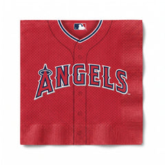Los Angeles Angels MLB Lunch Napkins - 6.5 In. x 6.5 In.