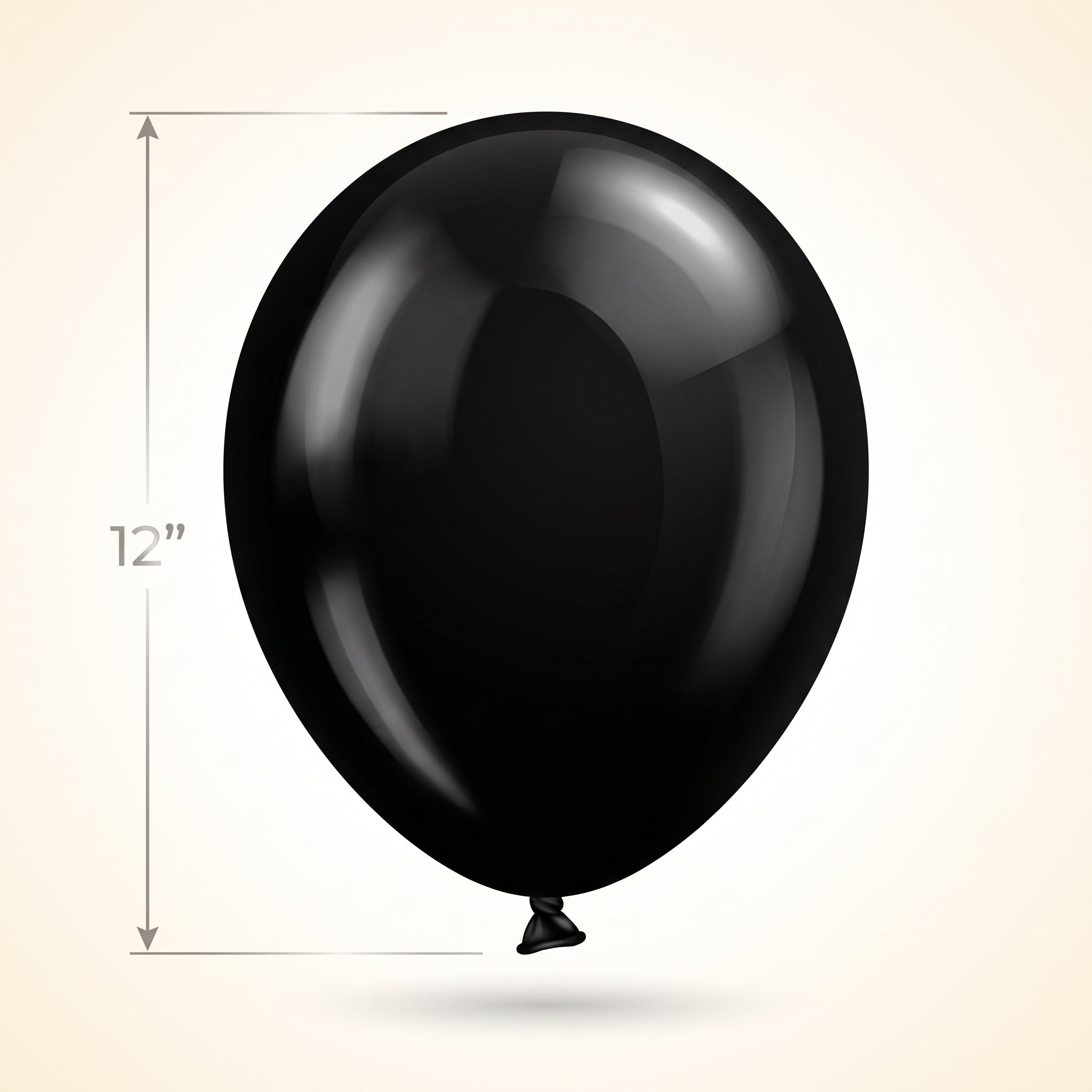 Bulk Black Latex Balloons - 12 Inch | 100 Count