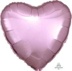 Pastel Pink Heart Foil Balloon - Perfect for Valentine's Day