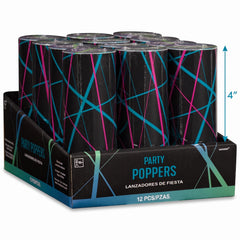 Finally 21 Confetti Party Poppers - Pack of 12