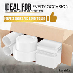 Solid Color Tableware Combo - White