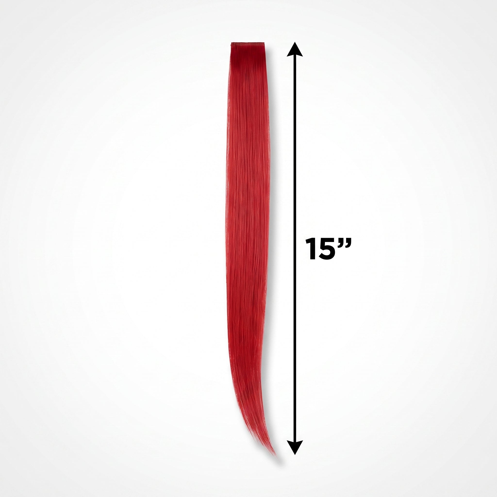 Vibrant Red Hair Extension for Team Spirit