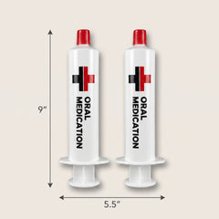 Oversized Halloween Novelty Syringes - Costume Accessory, 2-Pack