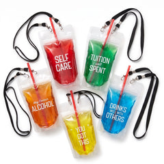 Graduation Celebration Drink Pouches - Set of 5