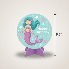 Mermaid Happy Birthday Table Decoration