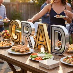 Oversized Graduation "GRAD" Centerpiece Decoration