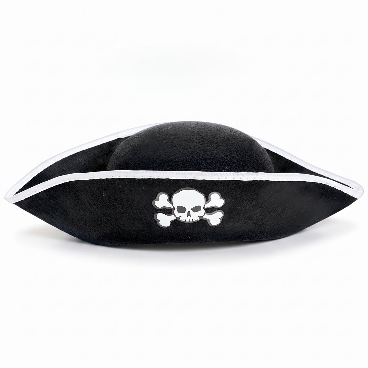 Black Skull & Crossbones Pirate Hat - Perfect Costume Accessory