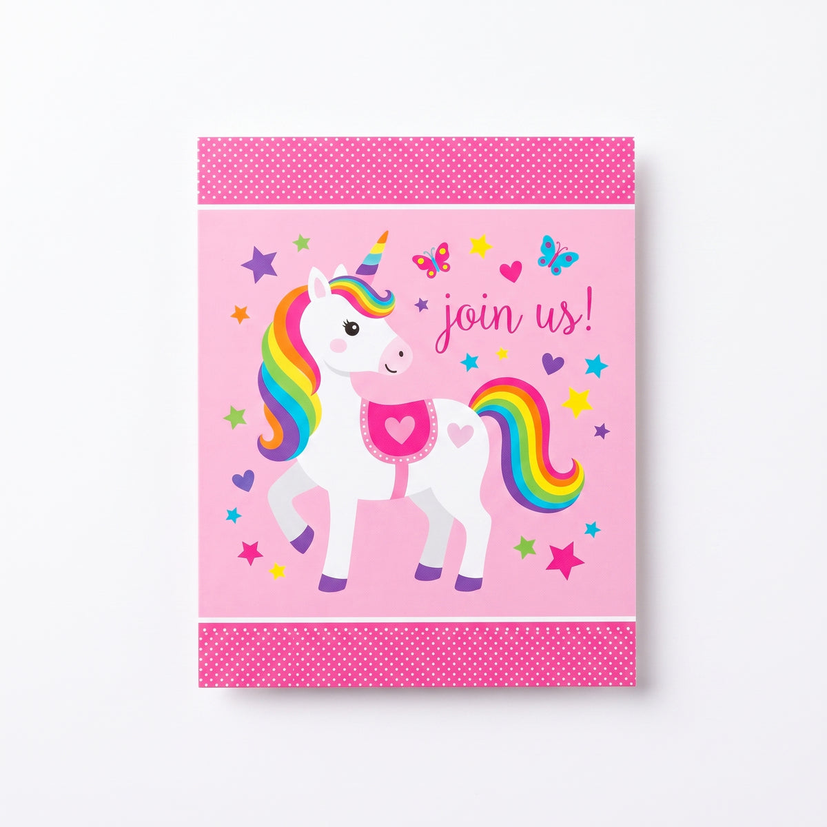 Magical Unicorn Birthday Invitation Cards