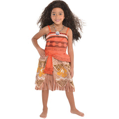 Disney Moana Costume for Kids with Necklace - Halloween Special