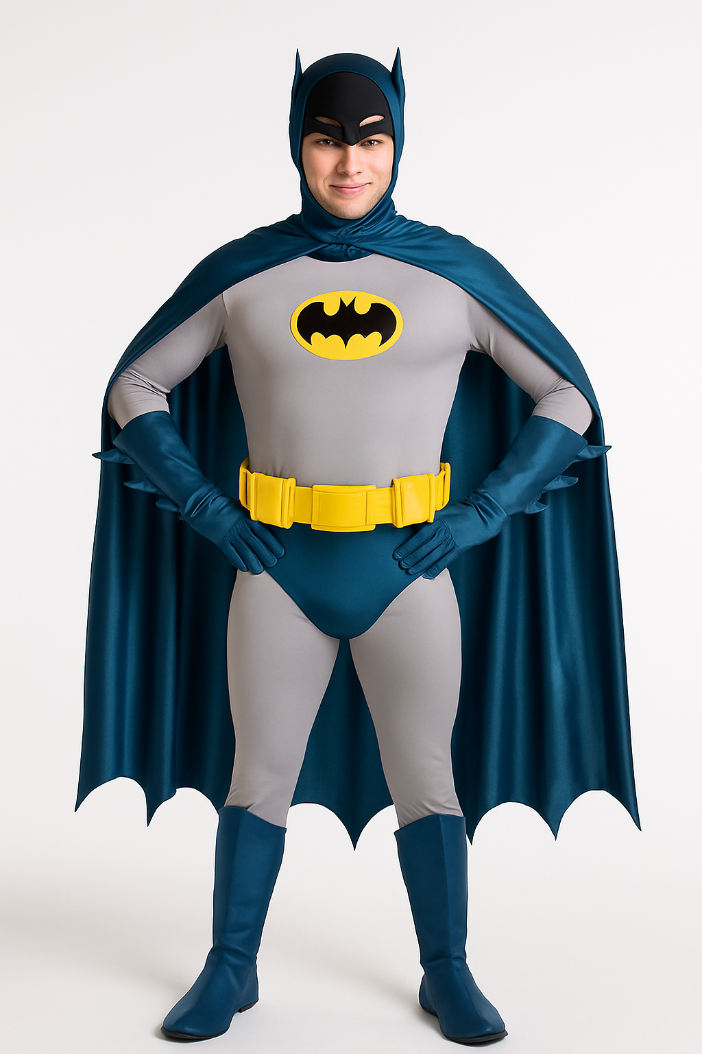 Classic 1966 Batman Costume for Adults