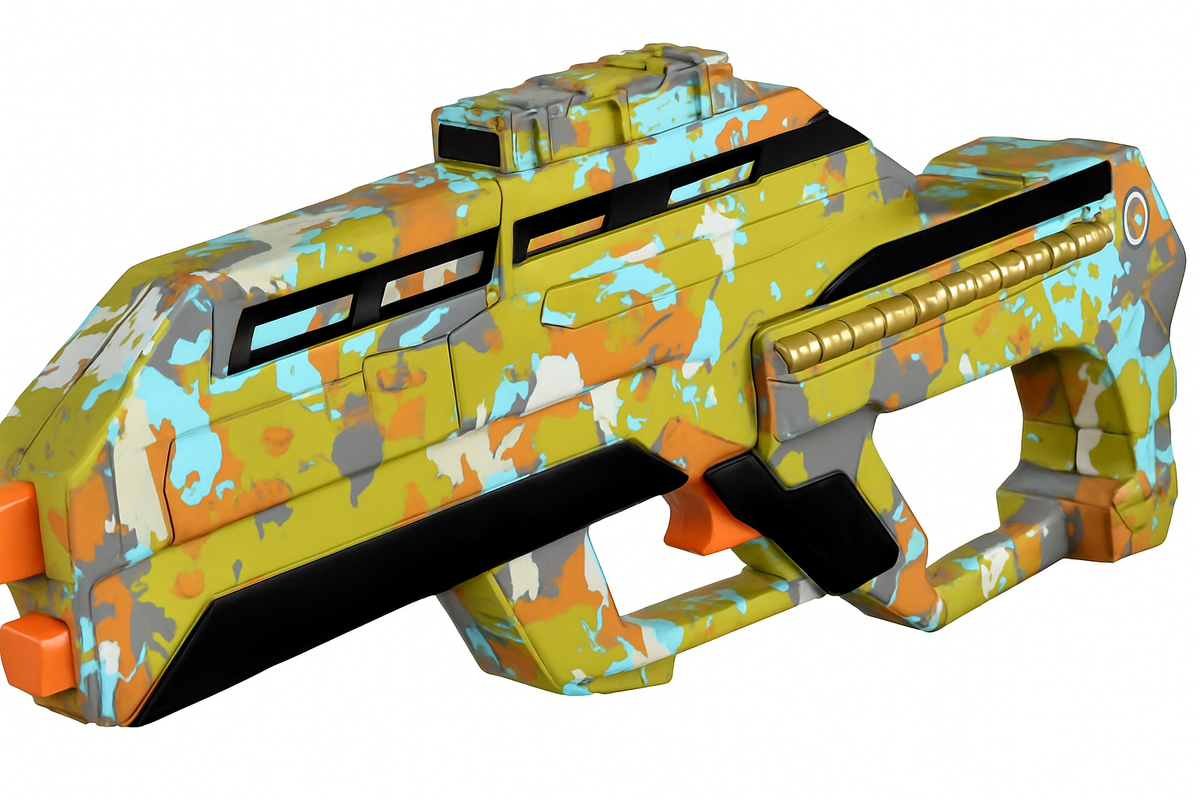Gaming Camouflage Military Rifle Toy ‚Äì 20" Halloween Costume Accessory