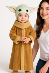 Infant Star Wars Mandalorian Baby Yoda Costume with Robe & Hood