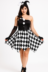 Women's Naughty Jester Costume for Halloween