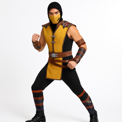 Mortal Kombat Scorpion Costume for Adults