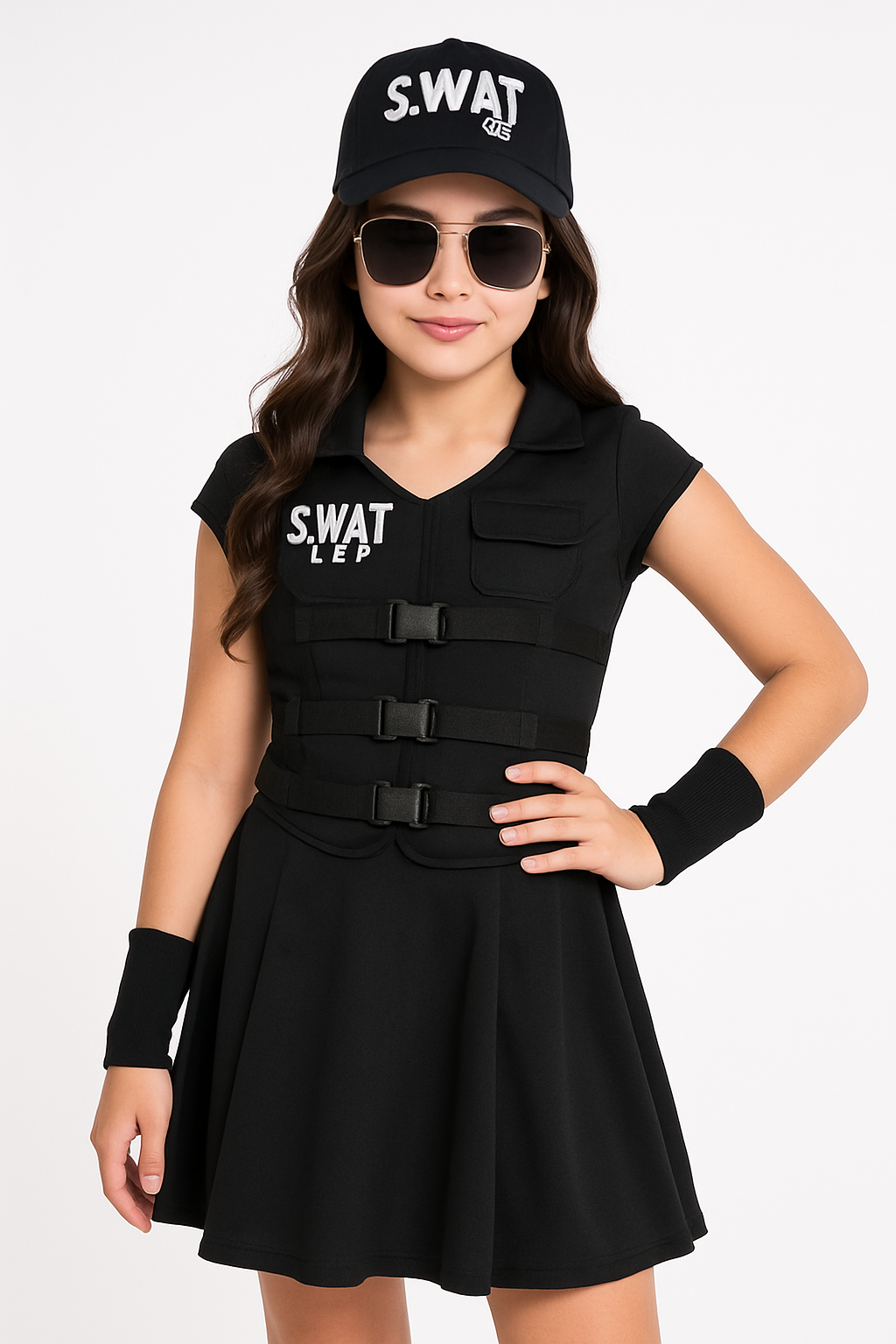 X-Large Girls S.W.A.T. Halloween Costume