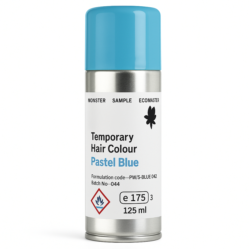 Temporary Pastel Blue Hairspray, 3 oz