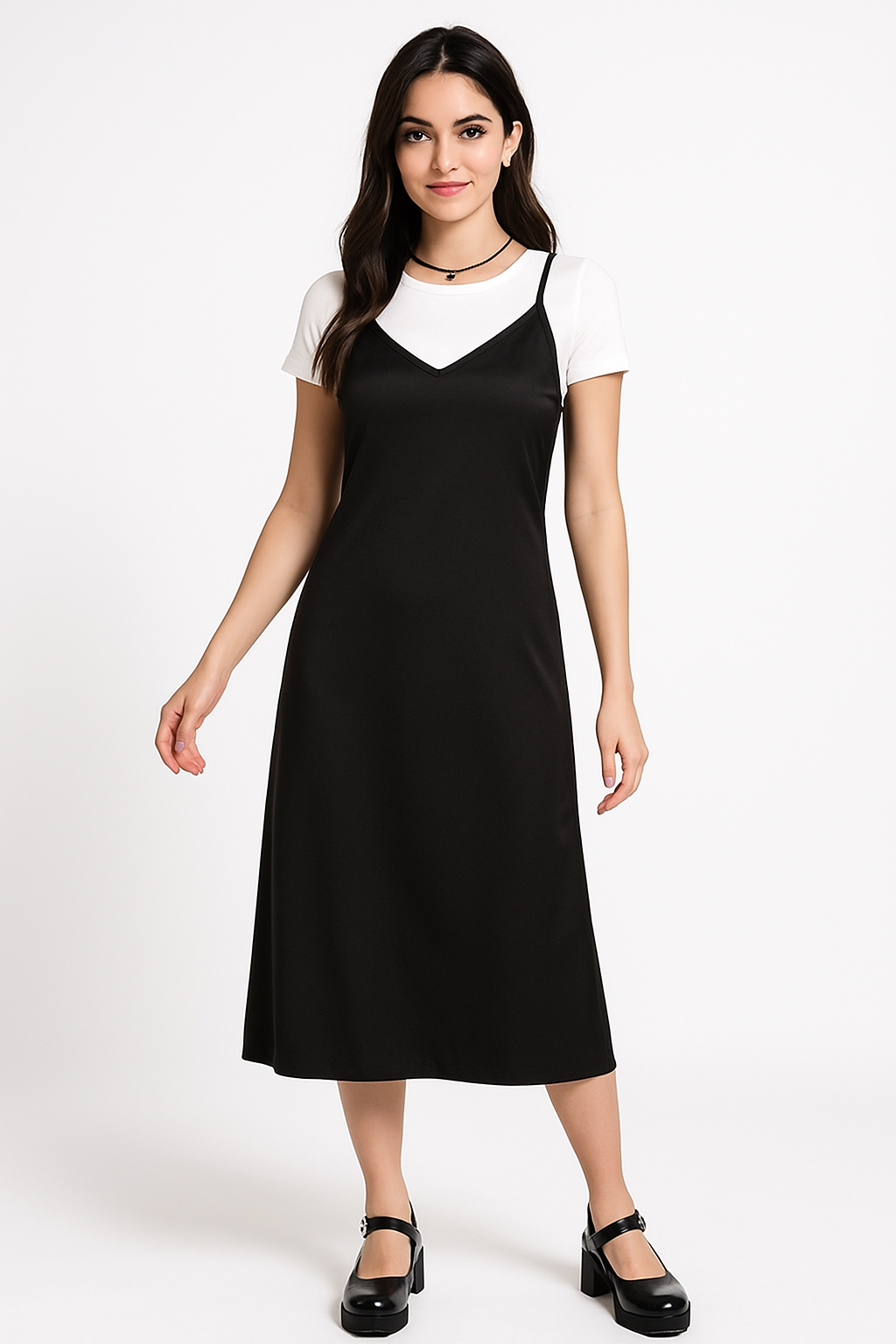 90s Slip Dress Costume with T-Shirt - Halloween Edition