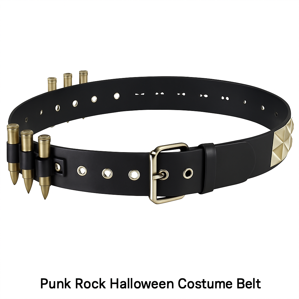 Punk Rock Halloween Costume Belt