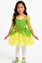Disney Princess Tiana Light-Up Halloween Costume for Girls