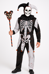 Menacing Jester Costume - Adult M Plus Halloween Attire