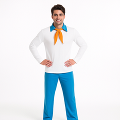 Classic Scooby-Doo Fred Costume for Adults
