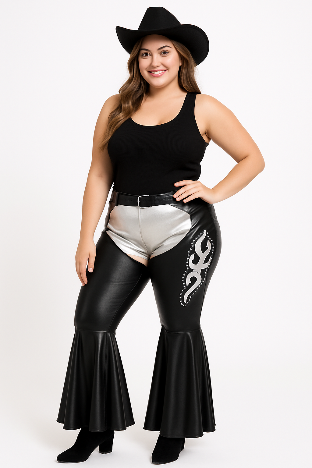 Cowgirl Women's Plus Size Halloween Chaps