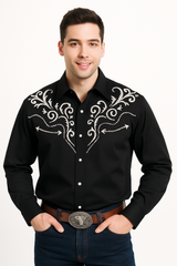 Men's Plus Western Shirt - Halloween Costume Accessory