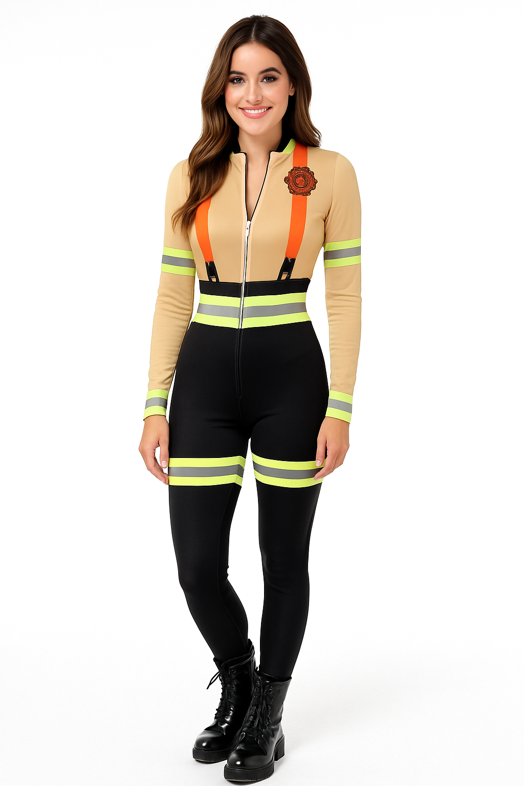 Women's Firefighter Catsuit Halloween Costume