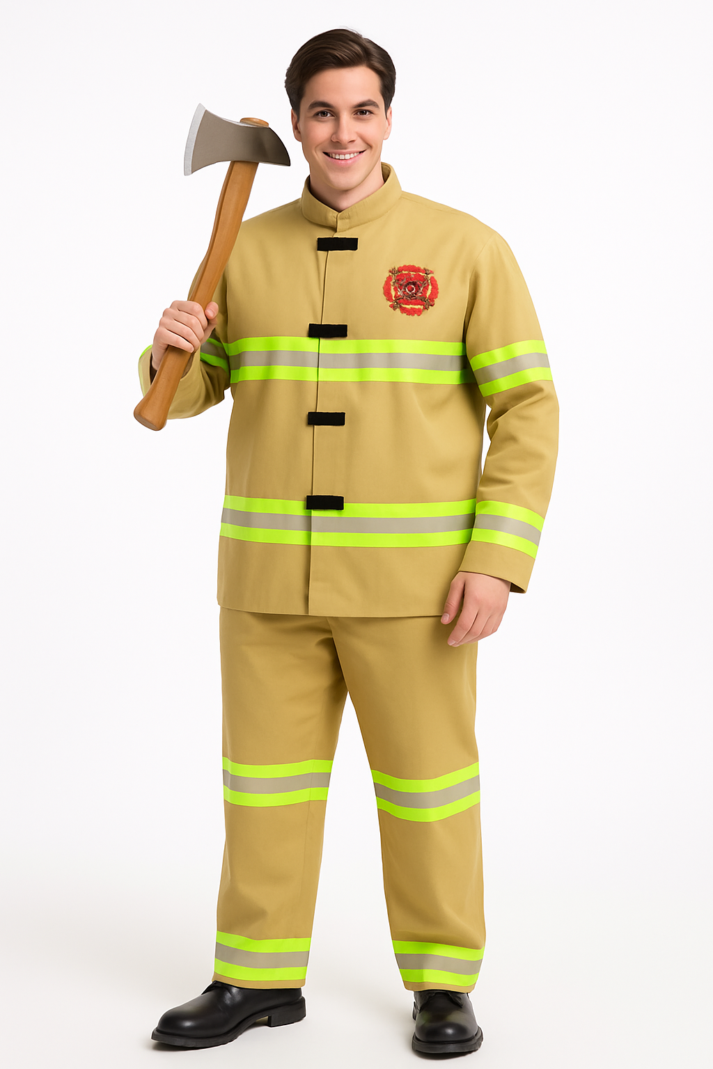Men's Plus Size Firefighter Costume - 2XL