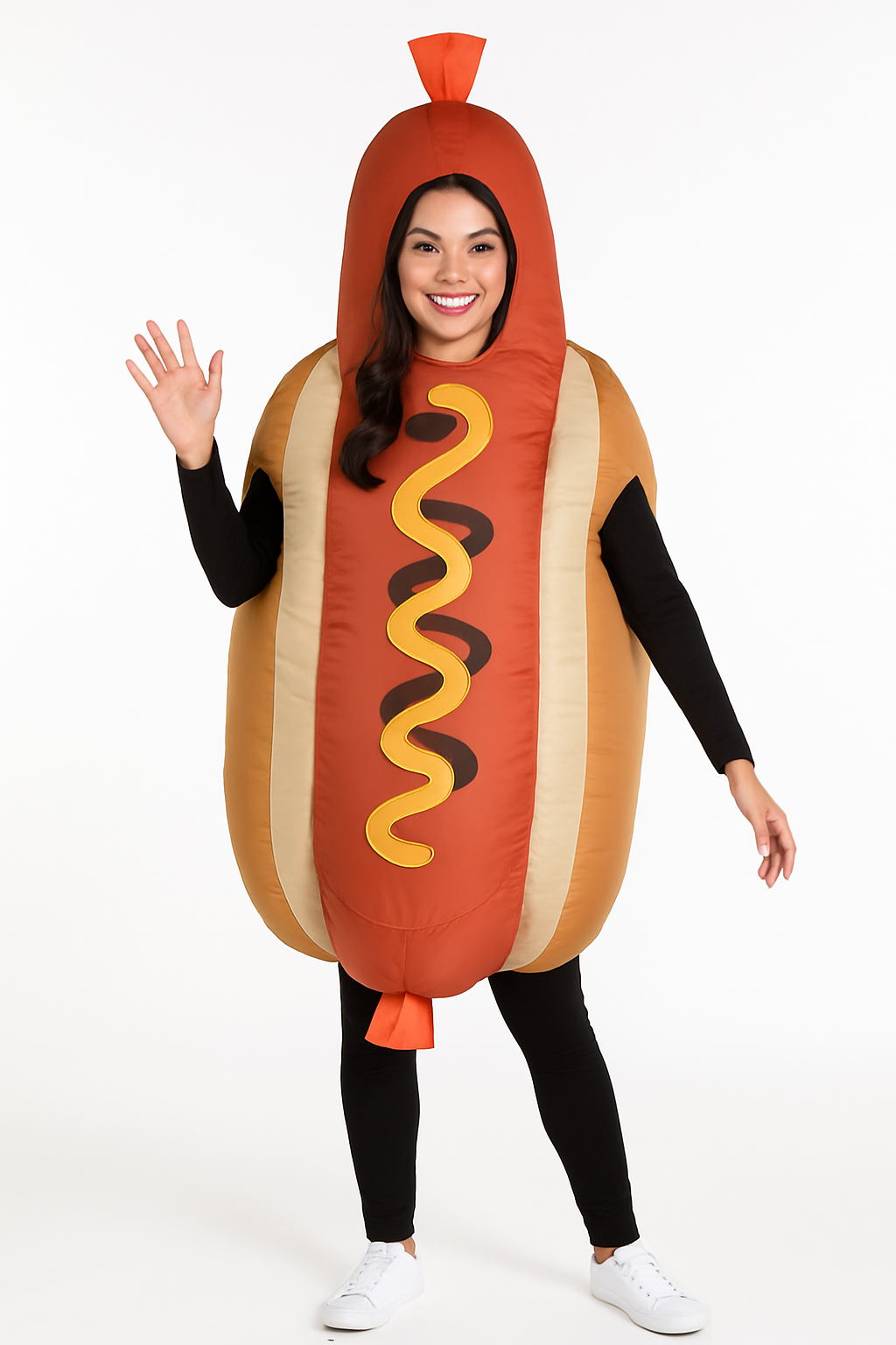 Inflatable Hotdog Costume for Halloween - Adult One Size