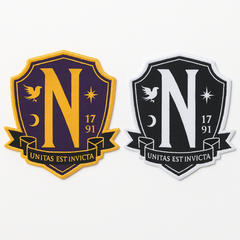 Wednesday Nevermore Iron-On Patch Set