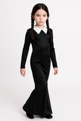 Enchanting Wednesday Addams Costume for Girls