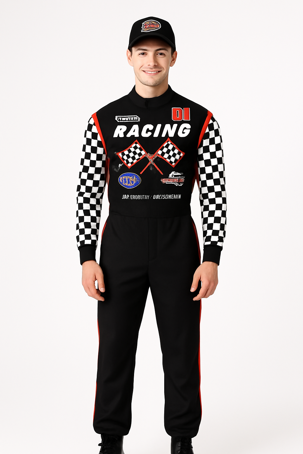 Men's Race Car Driver Halloween Costume