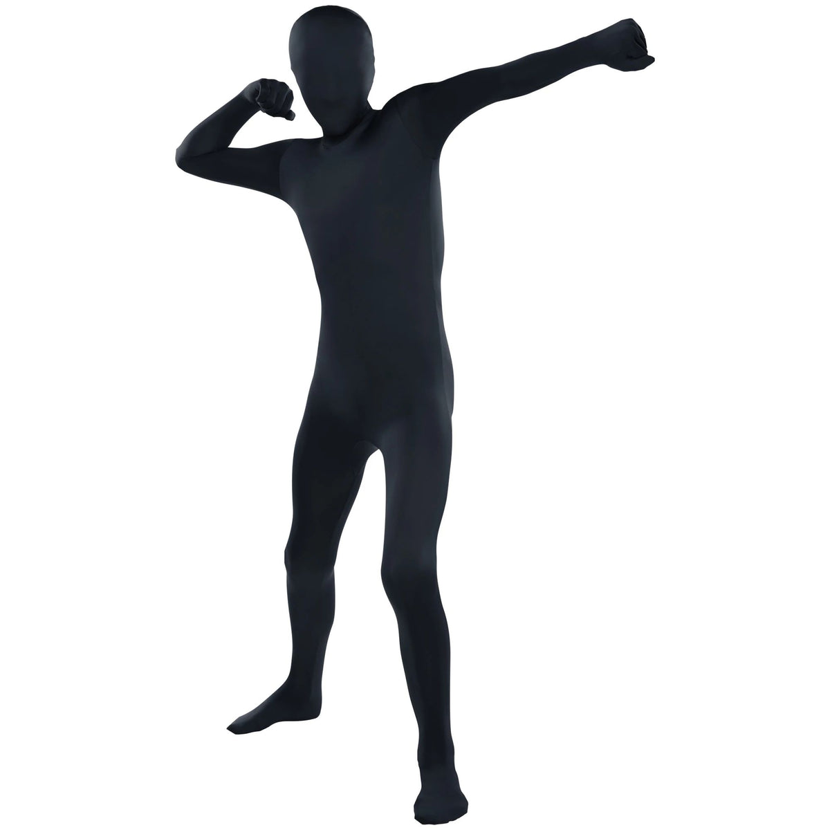 Kids' Black Head|to|Toe Halloween Costume Suit
