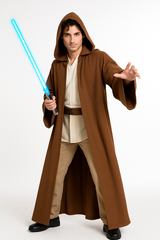 Adult Jedi Master Brown Robe ‚Äì Star Wars Halloween Costume