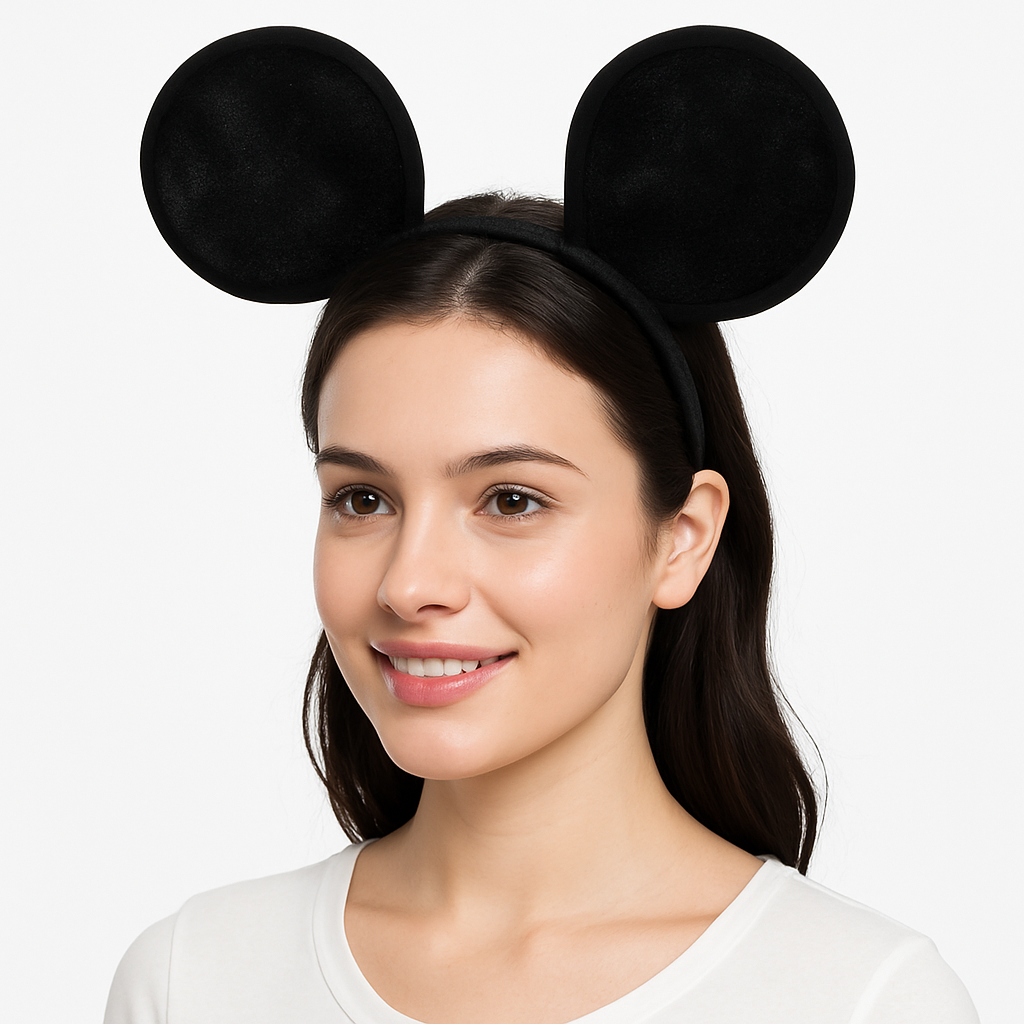 Plush Mouse Ears Halloween Headband