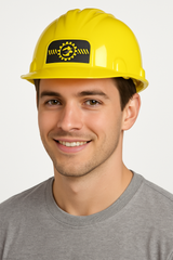 Kids Construction Worker Yellow Hard Hat Costume Accessory