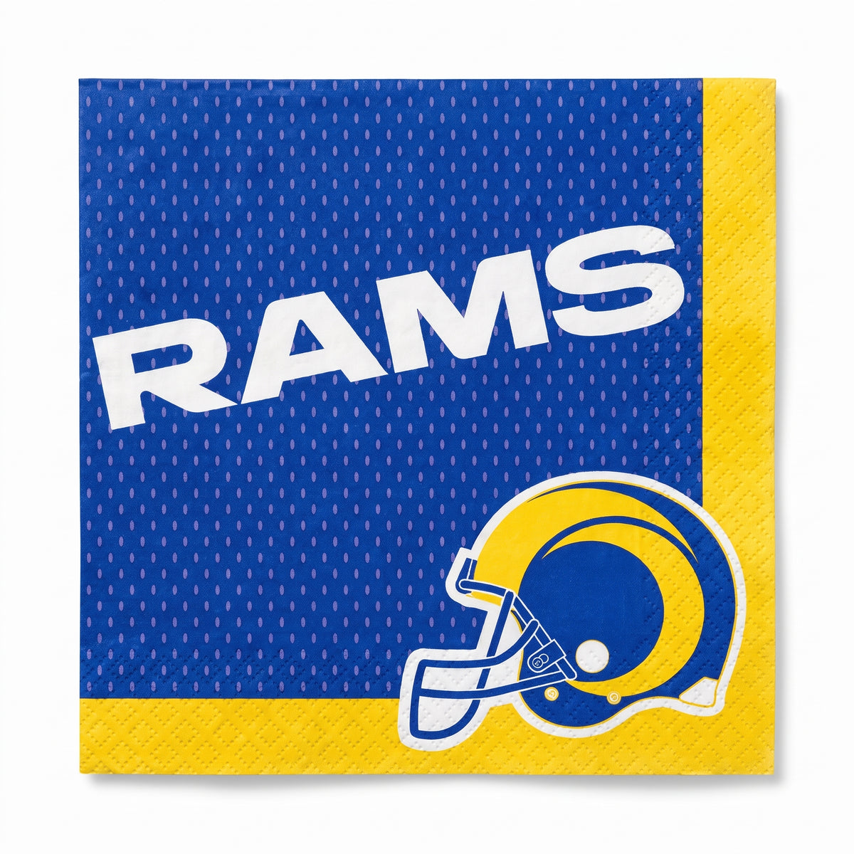 Los Angeles Rams Luncheon Napkins - 6.5 In. x 6.5 In.