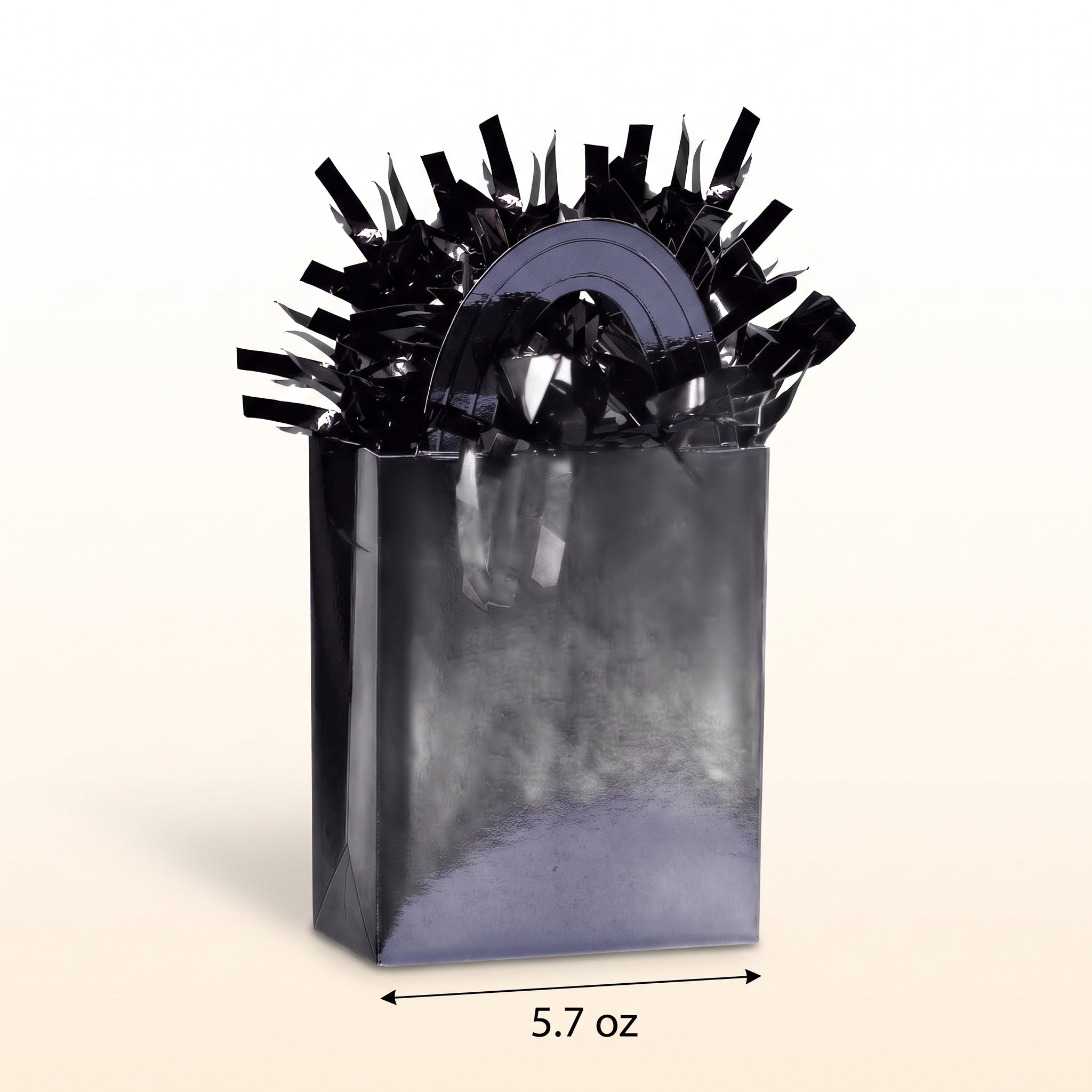 Black Mini Tote Balloon Weight