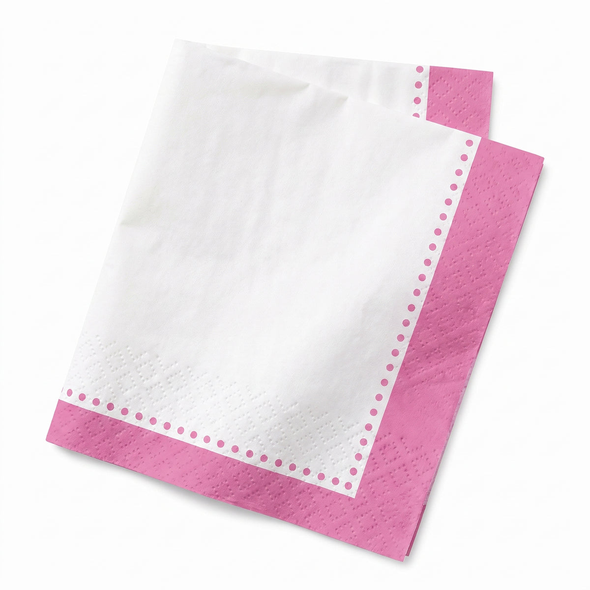 Bright Pink Premium Buffet Napkins - 8 In. x 4 In.