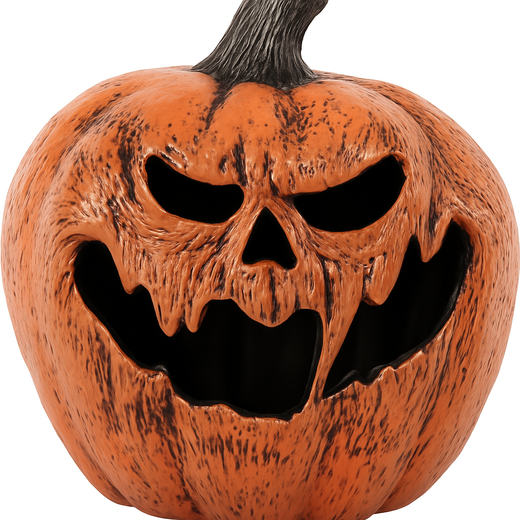 Halloween Light-Up Evil Pumpkin Blow Mold Decoration